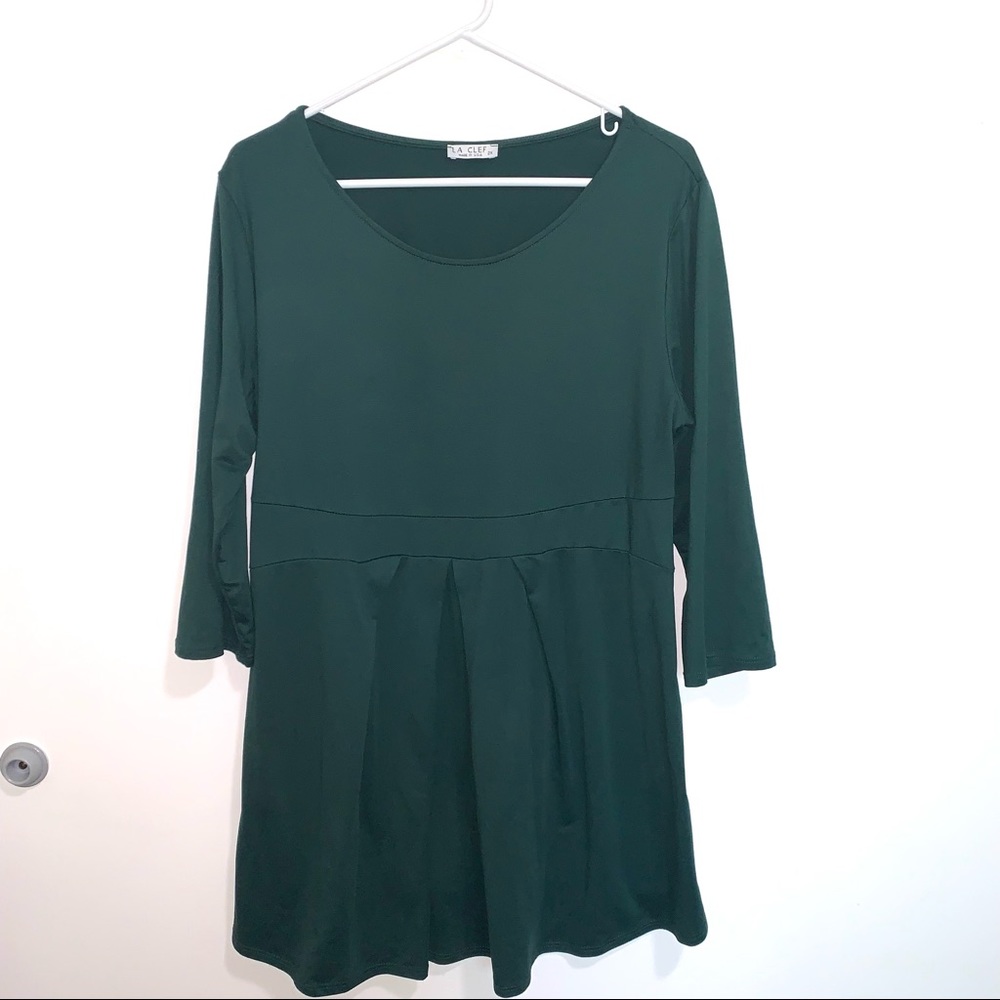 🌷“ La Clef” Women’s Green Blouse
